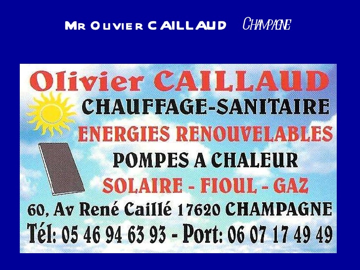 CAILLAUD OLIVIER